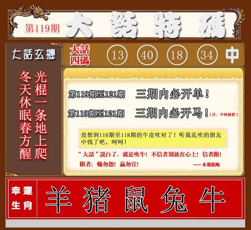 图片如未更新，可能正在上传中，或者开奖日再来看看，不便之处请谅解！